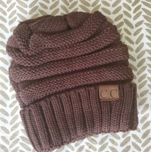 NWOT C.C Brown Beanie